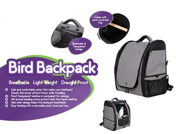 Birdy Backpack-Freight & Transport Boxes-Parrot Supplies Australia