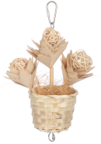FF Bamboo Flower Pot-Parrot Supplies Australia