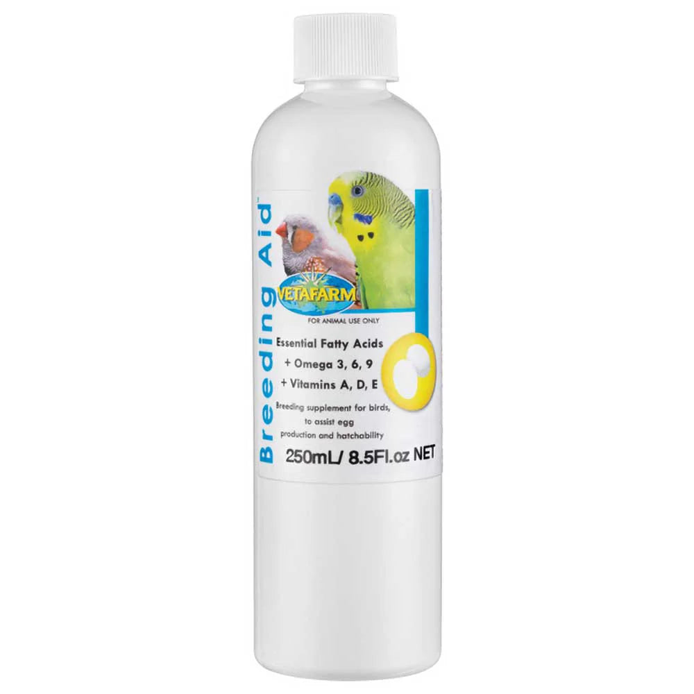 REDUCED TO CLEAR - Vetafarm Breeding Aid 250ml (BB 26/7/26)-Parrot Supplies Australia