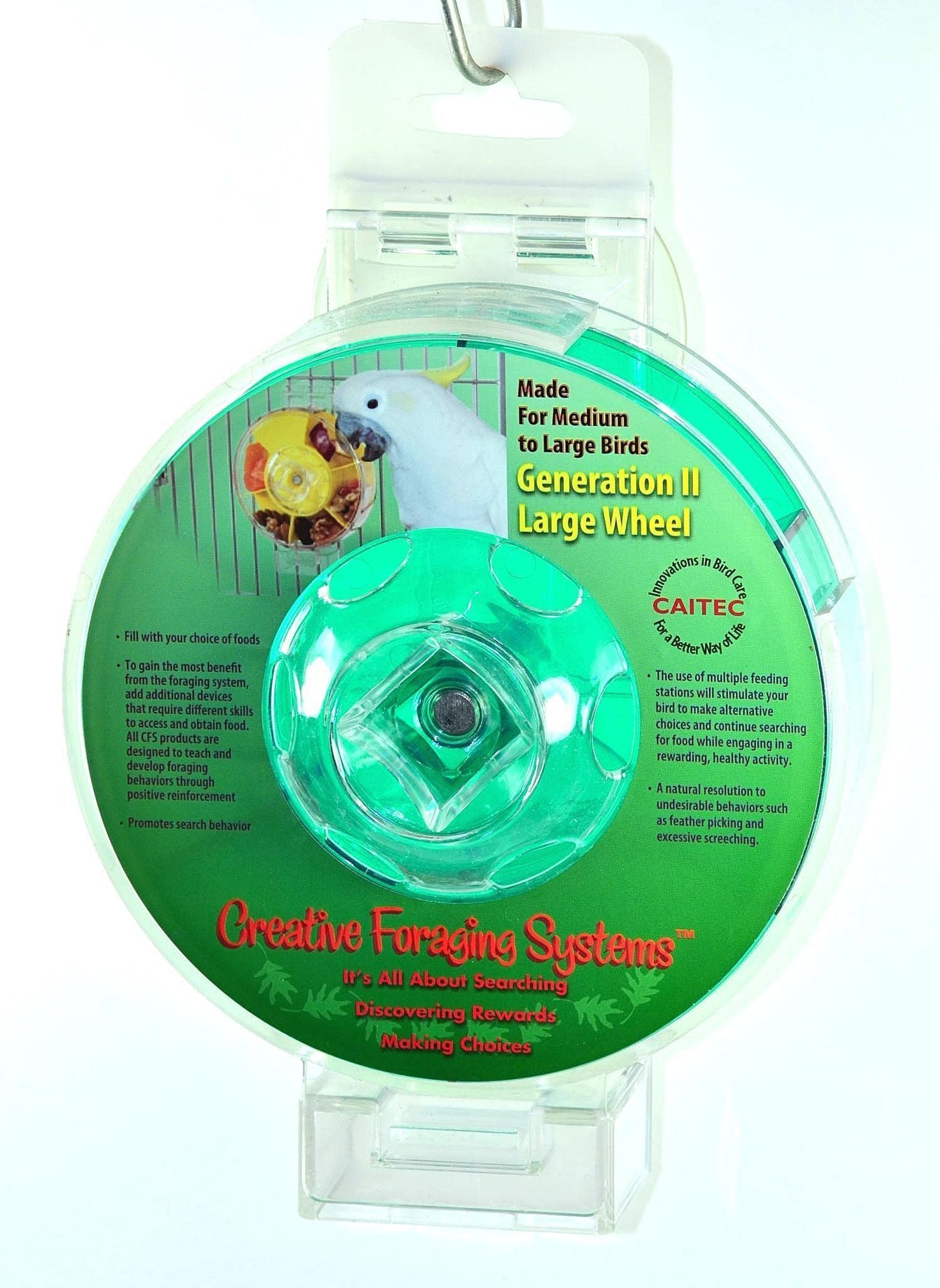 Foraging Wheel Generation II-Toys-Parrot Supplies Australia