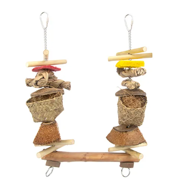 BB Chew Me Natural Bird Swing-Parrot Supplies Australia