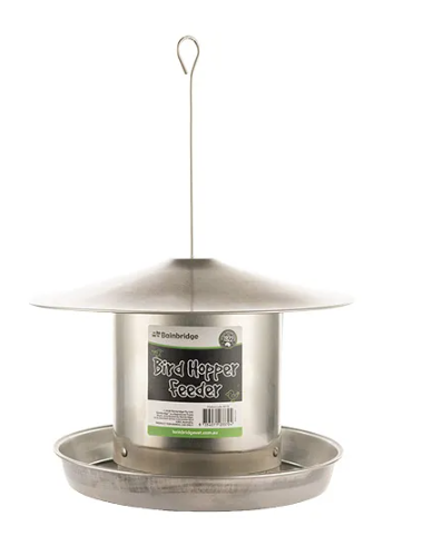 BB Stainless Steel Hanging Bird Feeder-Parrot Supplies Australia