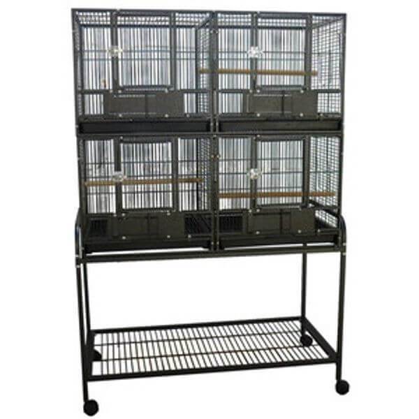 BF Breeder Cage Setup on Stand 107cm x 52cm x 155cm-Aviaries & Cages-Parrot Supplies Australia