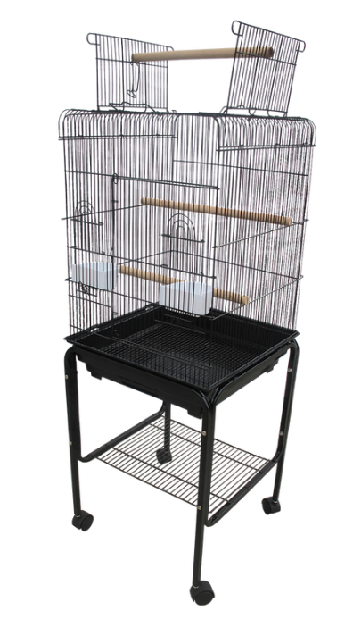 BF Open Top Budgie Cage with Stand