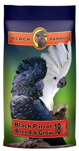 Black Parrot Breed & Grow-Pellets-Parrot Supplies Australia