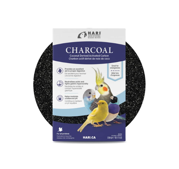 Charcoal Coconut Derived Activated Carbon for All Pet Birds-Medicine & Supplements-Parrot Supplies Australia