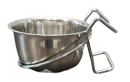 EP Stainless Steel Coop Cup-Feeding Dishes & Accessories-Parrot Supplies Australia