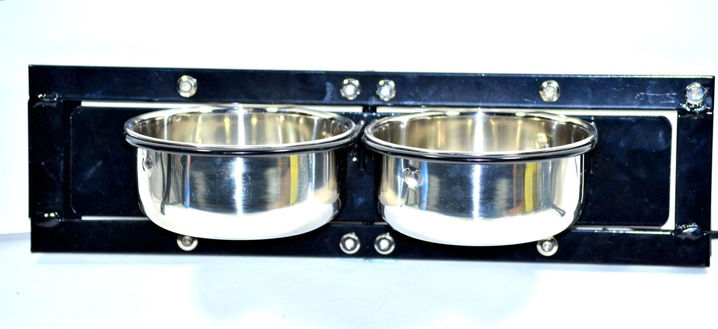 EP Swing Feeder Double Bowl-Feeding Dishes & Accessories-Parrot Supplies Australia