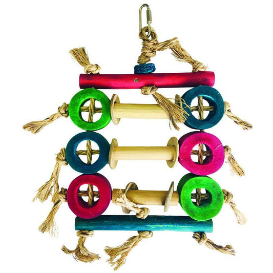 FF Bamboo Ring Abacus-Toys-Parrot Supplies Australia