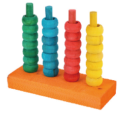 FF Educational Stacking Blocks-Bird Toys-Parrot Supplies Australia