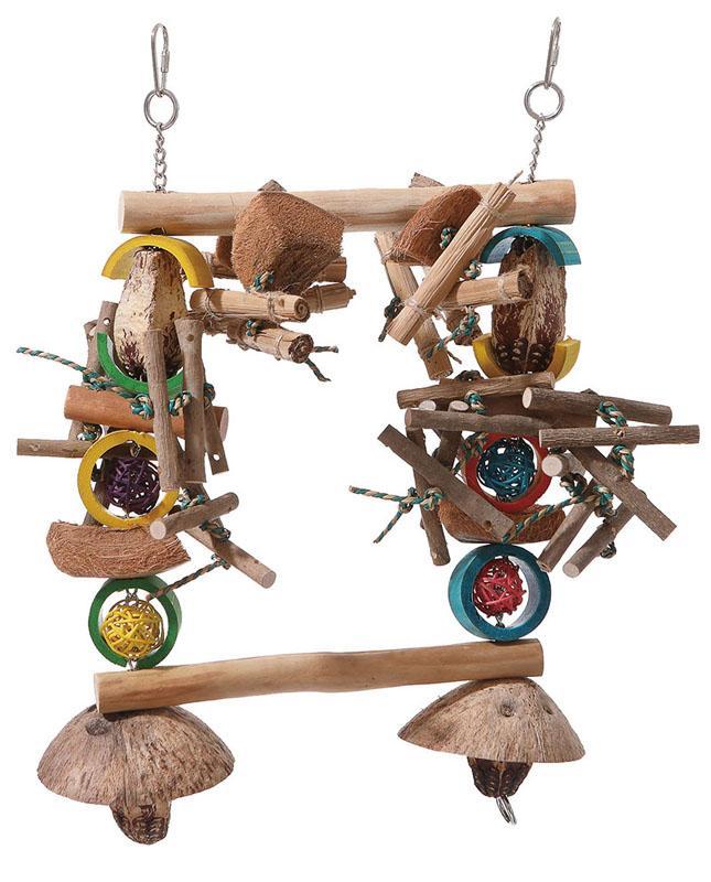 FF Garden Totem Parrot Swing-Toys-Parrot Supplies Australia