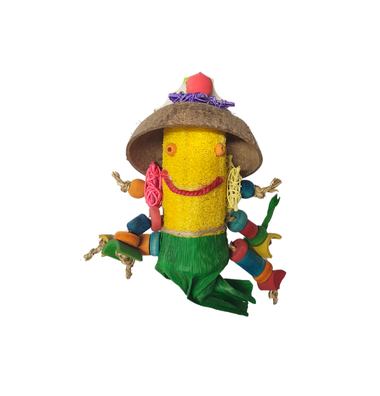 FF Loofah Man-Bird Toys-Parrot Supplies Australia