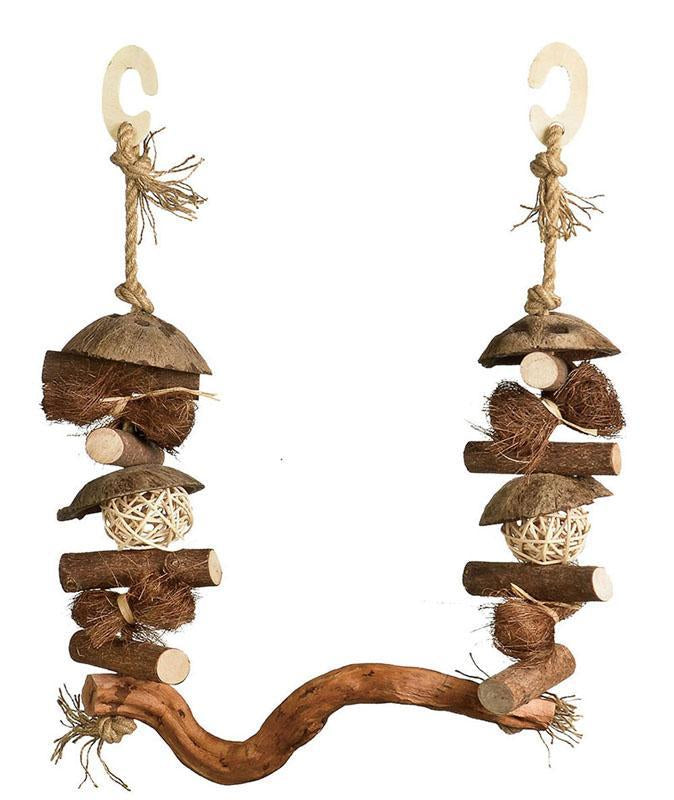 FF Natural Bird Swing (SX)-Toys-Parrot Supplies Australia