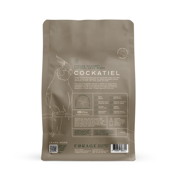 Forage - Cockatiel Mix-Seeds & Grains-Parrot Supplies Australia