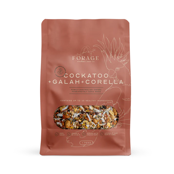 Forage Cockatoo, Galah and Corella Mix-Feeding & Accessories-Parrot Supplies Australia