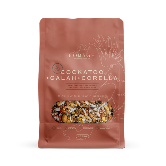 Forage Cockatoo, Galah and Corella Mix-Feeding & Accessories-Parrot Supplies Australia