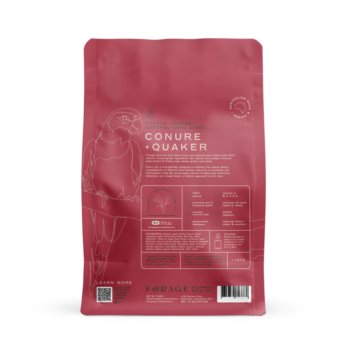 Forage Conure and Quaker Mix-Parrot Supplies Australia