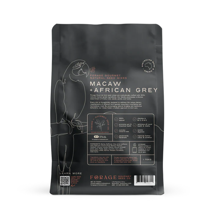 Forage - Macaw and African Grey-Seeds & Grains-Parrot Supplies Australia