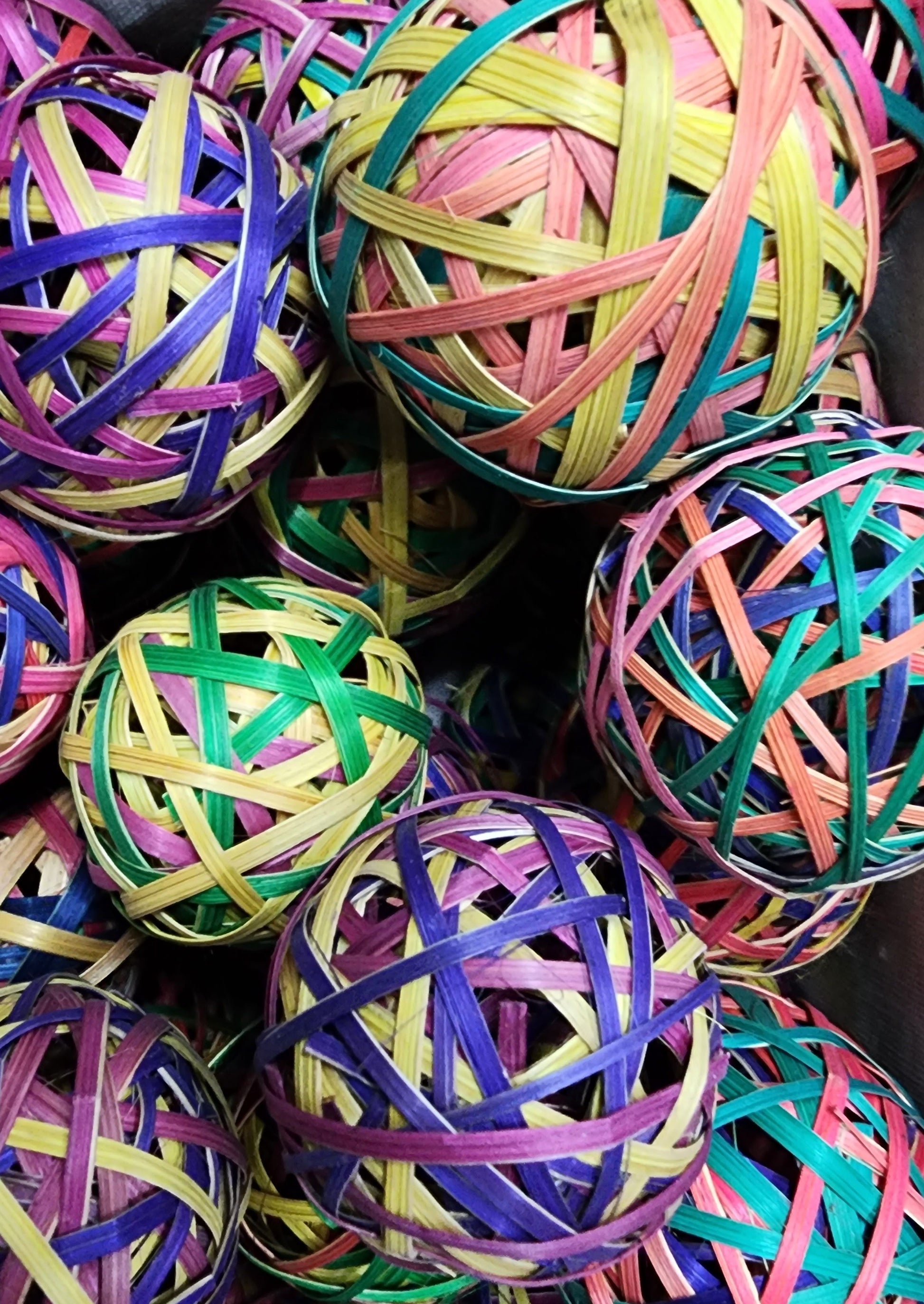 NJ Bamboo Ball (each)-Parrot Supplies Australia
