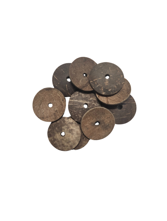 NJ Coconut Shell Discs pack of 10-Toys-Parrot Supplies Australia