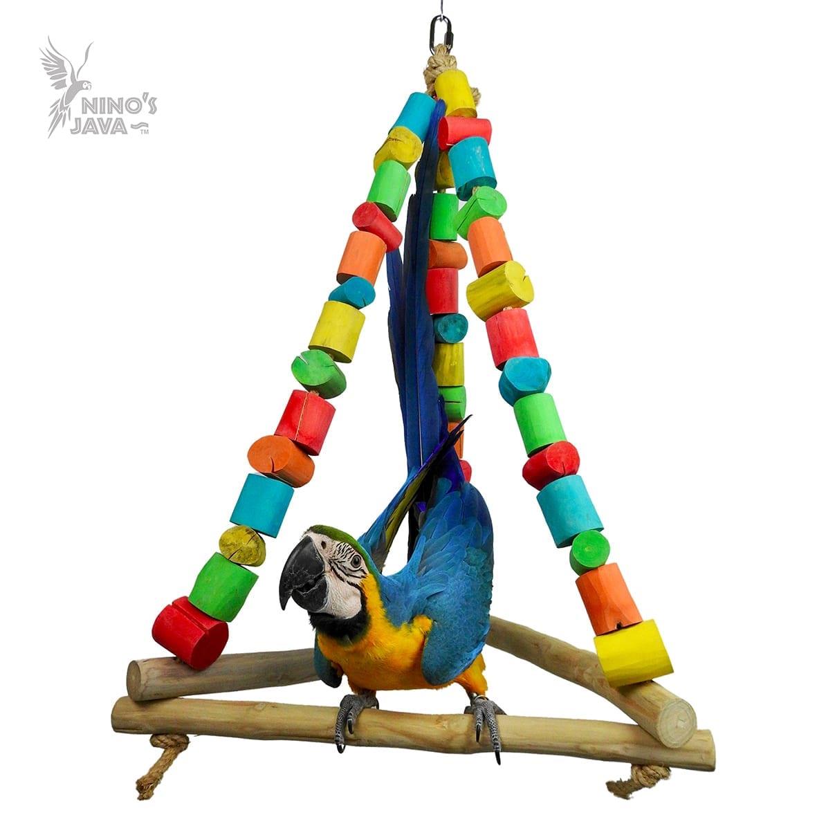 NJ Giant Triangle Swing-Parrot Supplies Australia