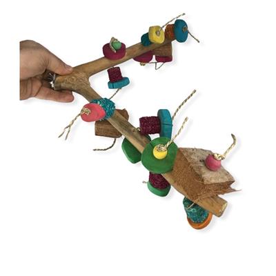 NJ Multi Branch Perch with Toys-Toys-Parrot Supplies Australia