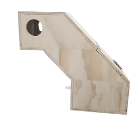 Nestbox (45º)-Nest Boxes & Nesting Material-Parrot Supplies Australia