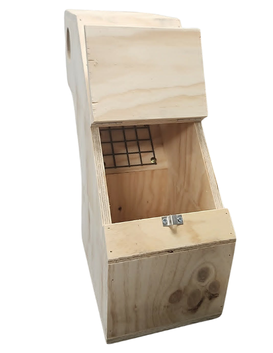 Nestbox (45º)-Nest Boxes & Nesting Material-Parrot Supplies Australia