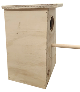 Nestbox (A-Frame)-Nest Boxes & Nesting Material-Parrot Supplies Australia