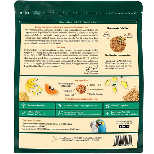 Nutri-Berries Tropical-Parrot Supplies Australia