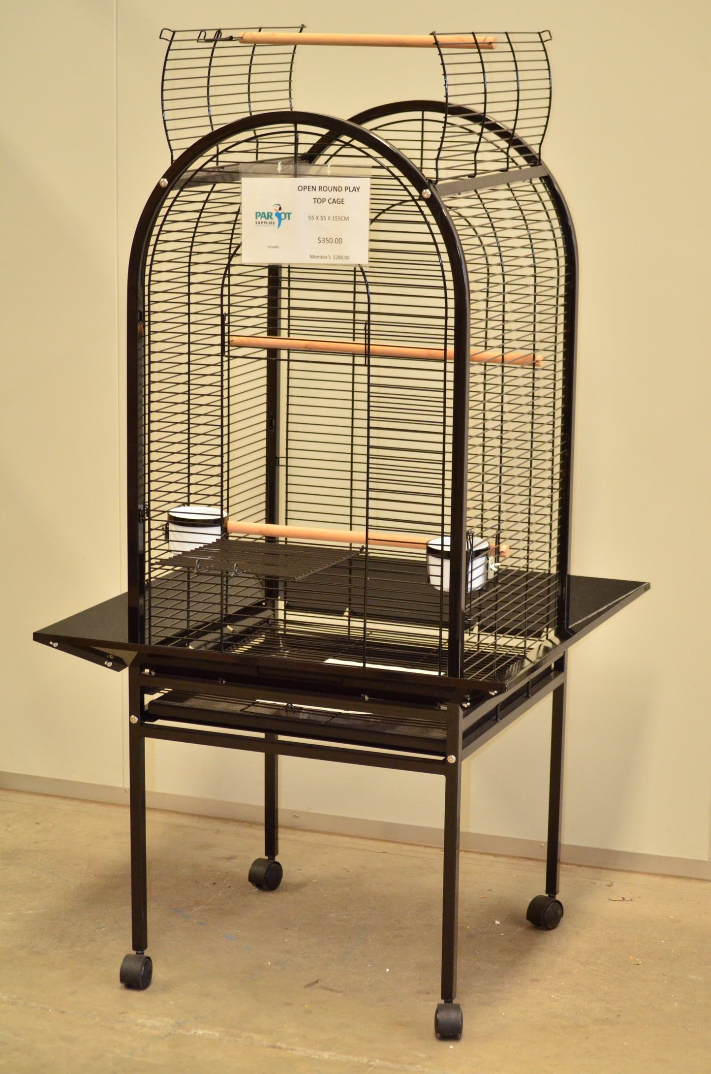 Open Play Top Cage 55x55x155cm (XP)-Aviaries & Cages-Parrot Supplies Australia