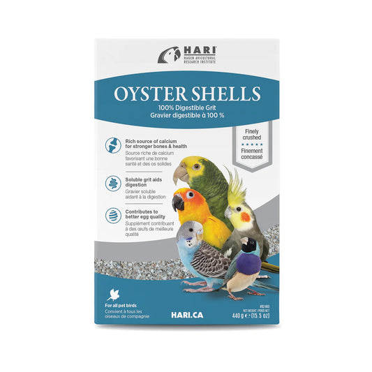 Oyster Shells 440g-Parrot Supplies Australia