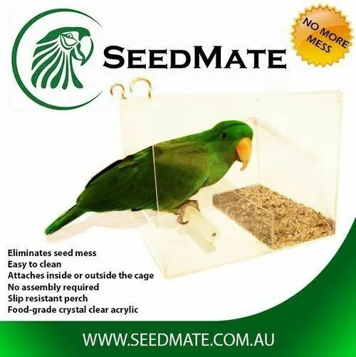 PERFECTLY IMPERFECT - Large Seed Mate-Parrot Supplies Australia