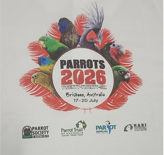 Parrots26 Conference T-Shirts-Parrot Supplies Australia