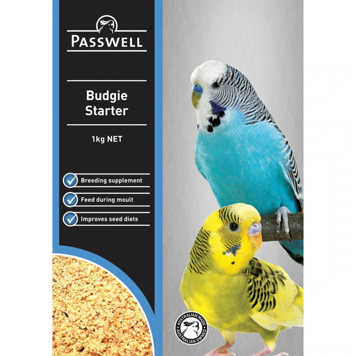 Passwell Budgie Starter-Bird Food-Parrot Supplies Australia