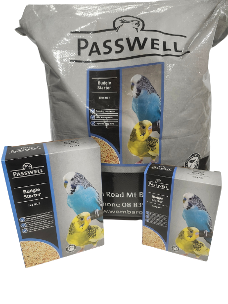 Passwell Budgie Starter-Bird Food-Parrot Supplies Australia