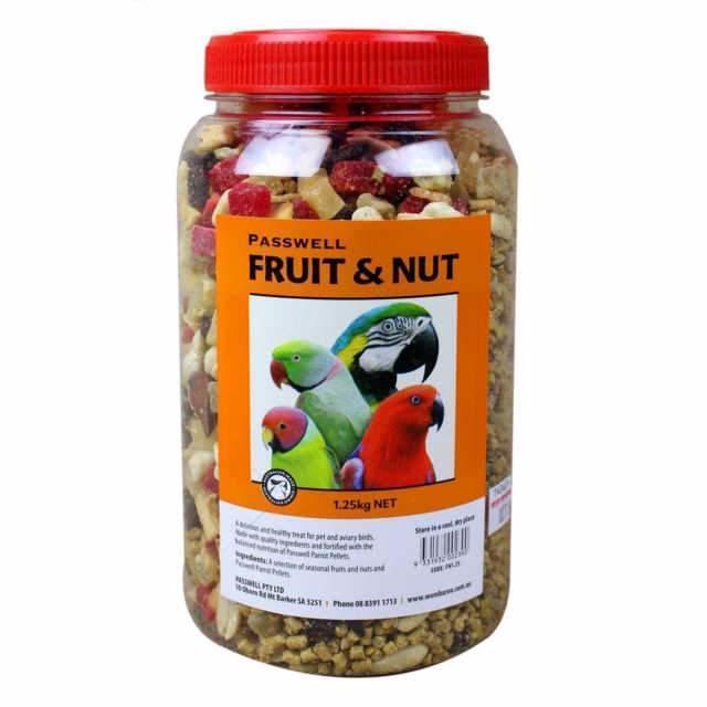 Passwell Fruit & Nut-Treats-Parrot Supplies Australia