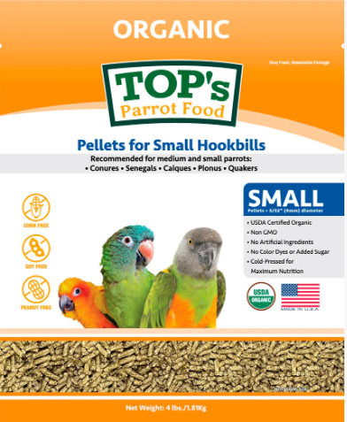 TOP's Small Pellets-Pellets-Parrot Supplies Australia