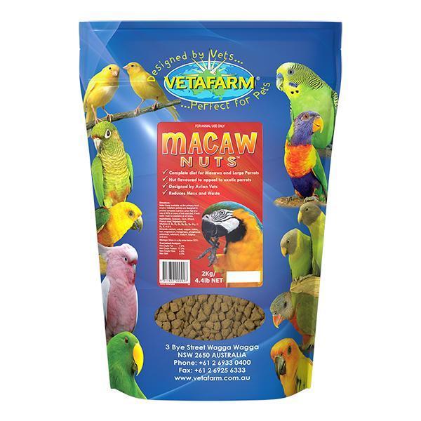 Vetafarm Macaw Nuts-Pellets-Parrot Supplies Australia