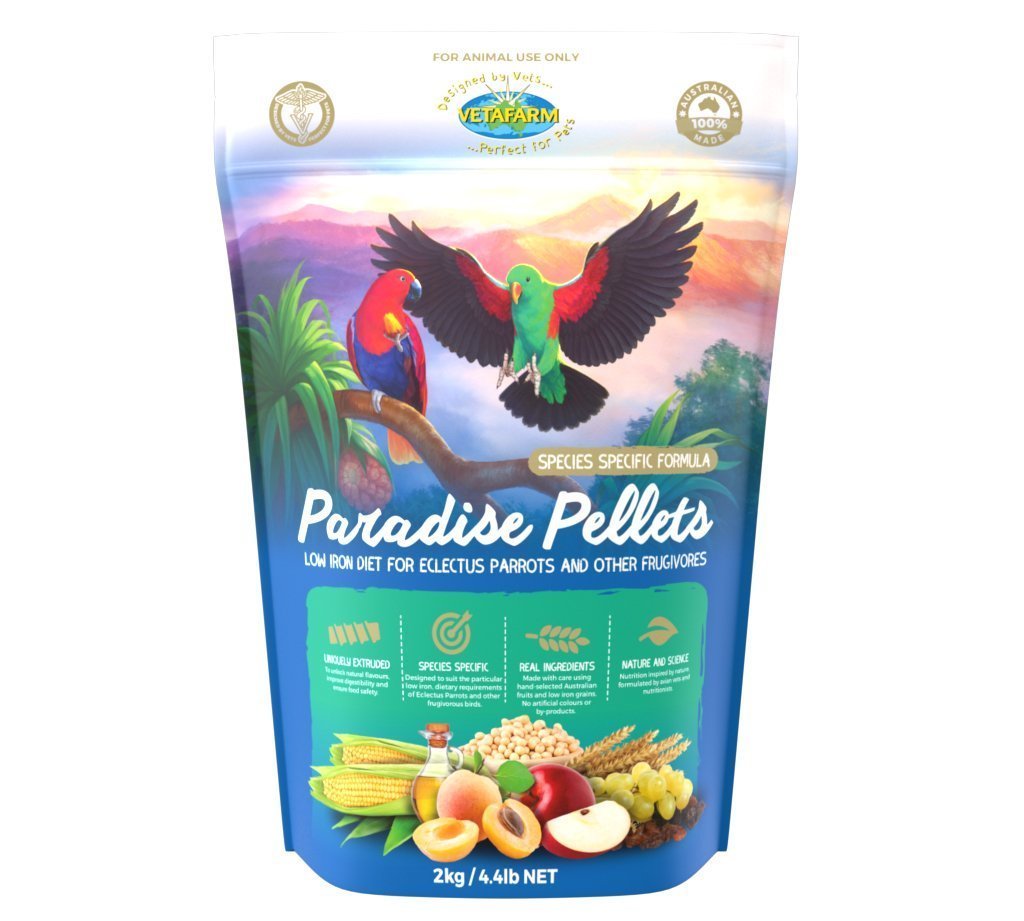 Vetafarm Paradise Pellets-Pellets-Parrot Supplies Australia