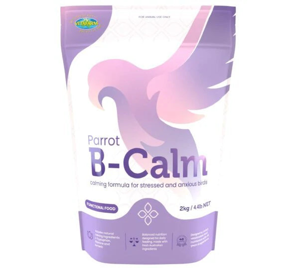 Vetafarm Parrot B-Calm Pellets-Bird Food-Parrot Supplies Australia