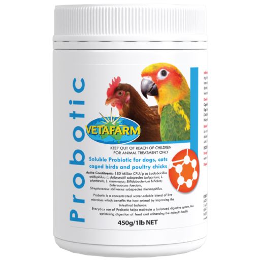 Vetafarm Probotic-Parrot Supplies Australia