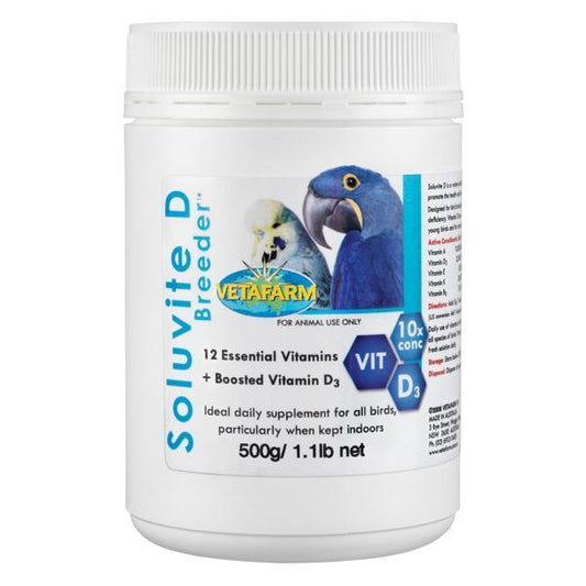 Vetafarm Soluvite D Breeder-Medicine & Supplements-Parrot Supplies Australia