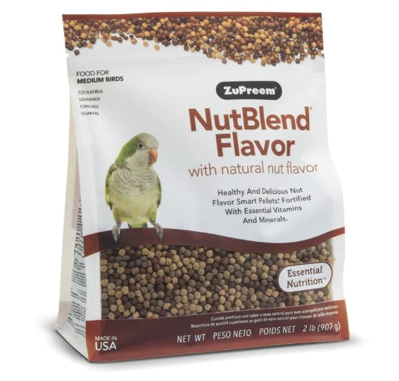 ZuPreem NutBlend-Pellets-Parrot Supplies Australia