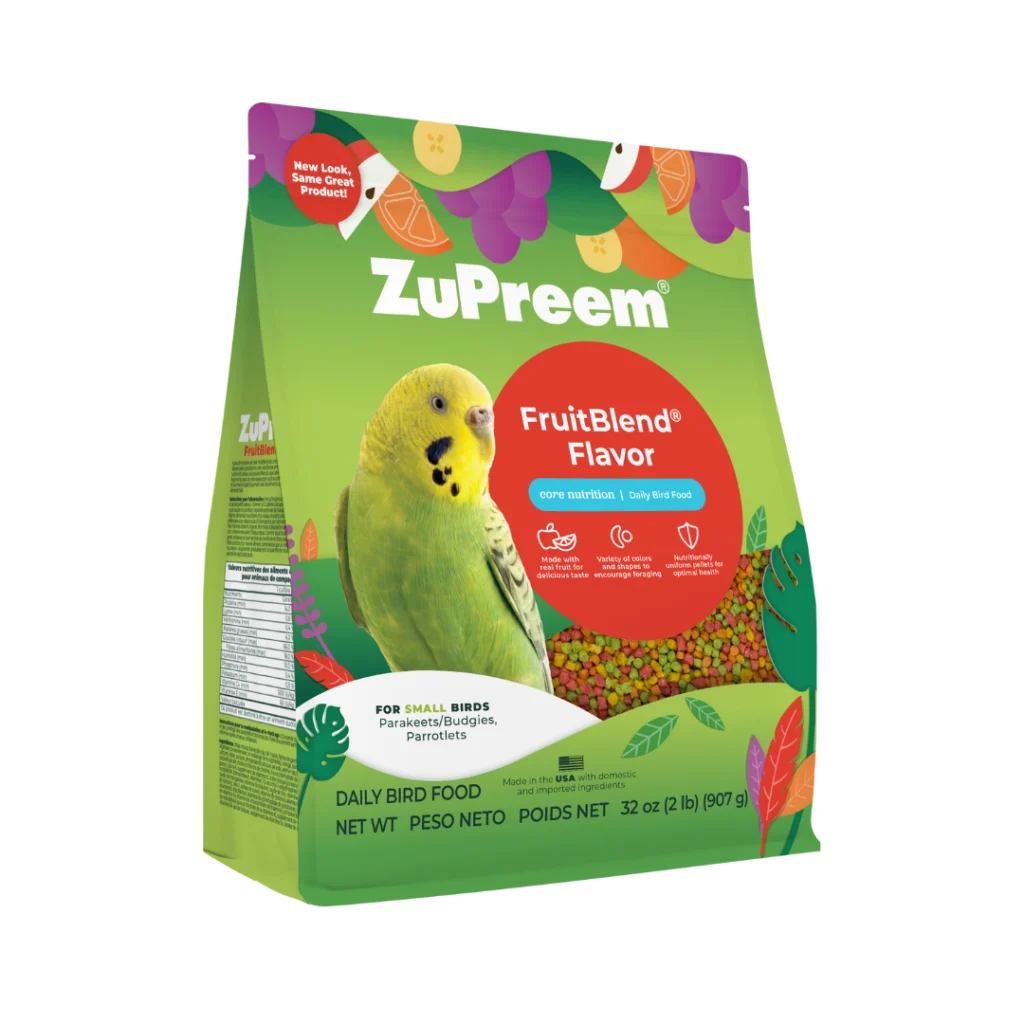 REDUCED TO CLEAR - Zupreem Fruit Blend Small Bird 907g (BB 13/7/26)