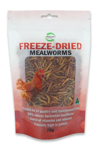 freeze-dried mealworms
