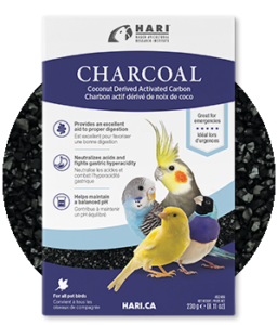 Charcoal Coconut Derived Activated Carbon for All Pet Birds