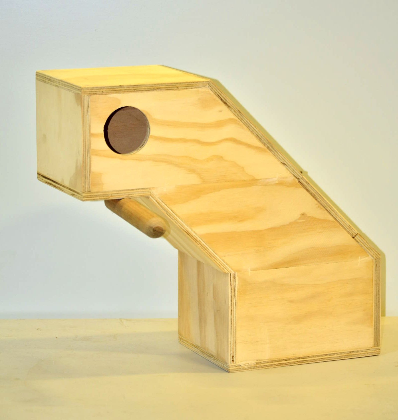 Nestbox (45º)-Nest Boxes & Nesting Material-Parrot Supplies Australia