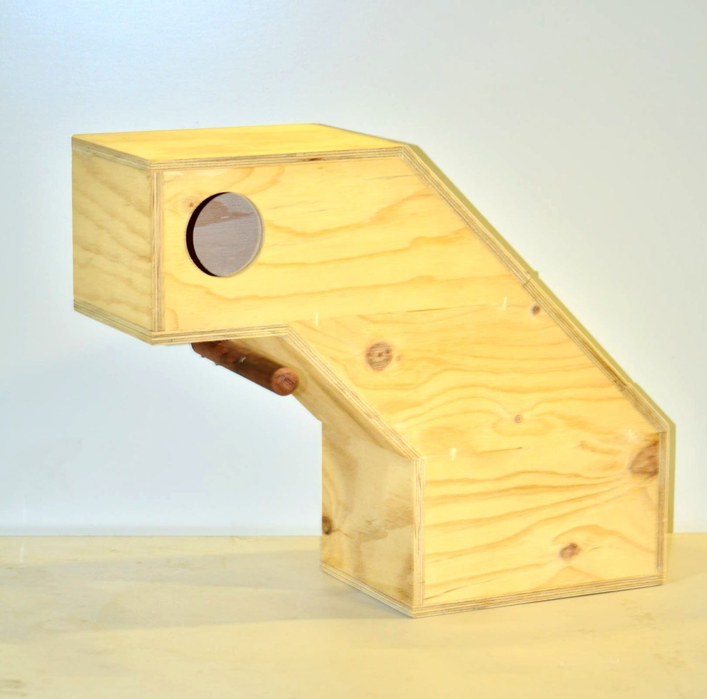 Nestbox (45º)-Nest Boxes & Nesting Material-Parrot Supplies Australia