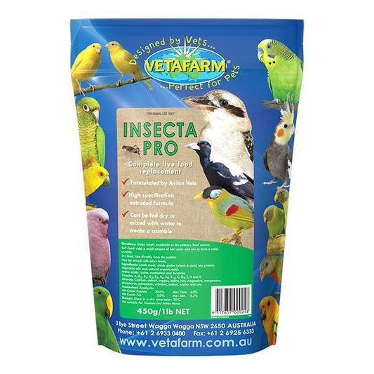 Vetafarm Insecta Pro-Insectivores & Softbills-Parrot Supplies Australia